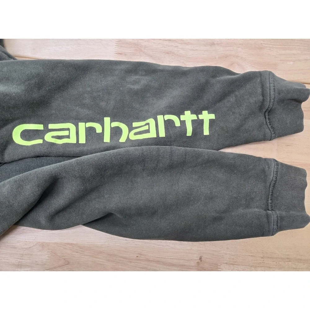 Carhartt Kids Hooded Reversible Jacket XL(18/20) Olive Green/Camo Realtree